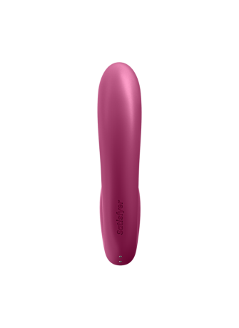 2 en 1 Vibromasseur point G avec stimulateur clitoris connecté USB rouge Sunray Satisfyer - CC597807